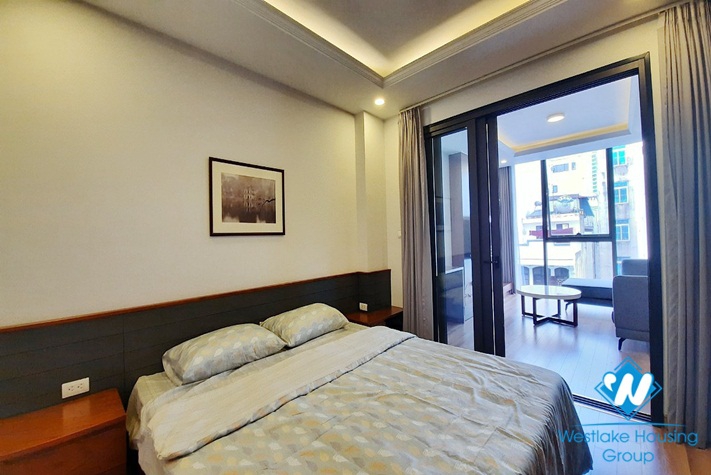 New one-bedroom apartment for rent near Vincom Ba Trieu